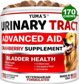 Dog UTI Treatment 170 Treats Cranberry Supplement For Dogs Bladder Control For Dogs