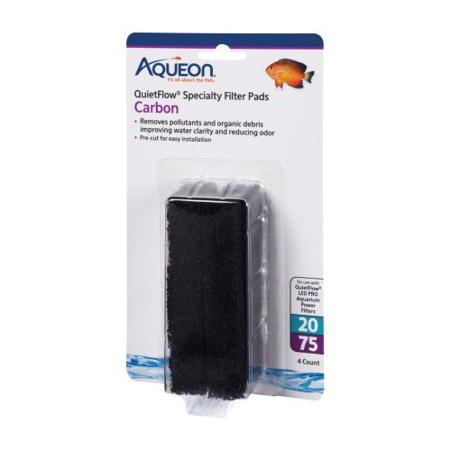 Replacement Carbon Filter Pads Size 20/75 4 pack