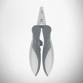 Pet dog nail clippers (Color: grey)